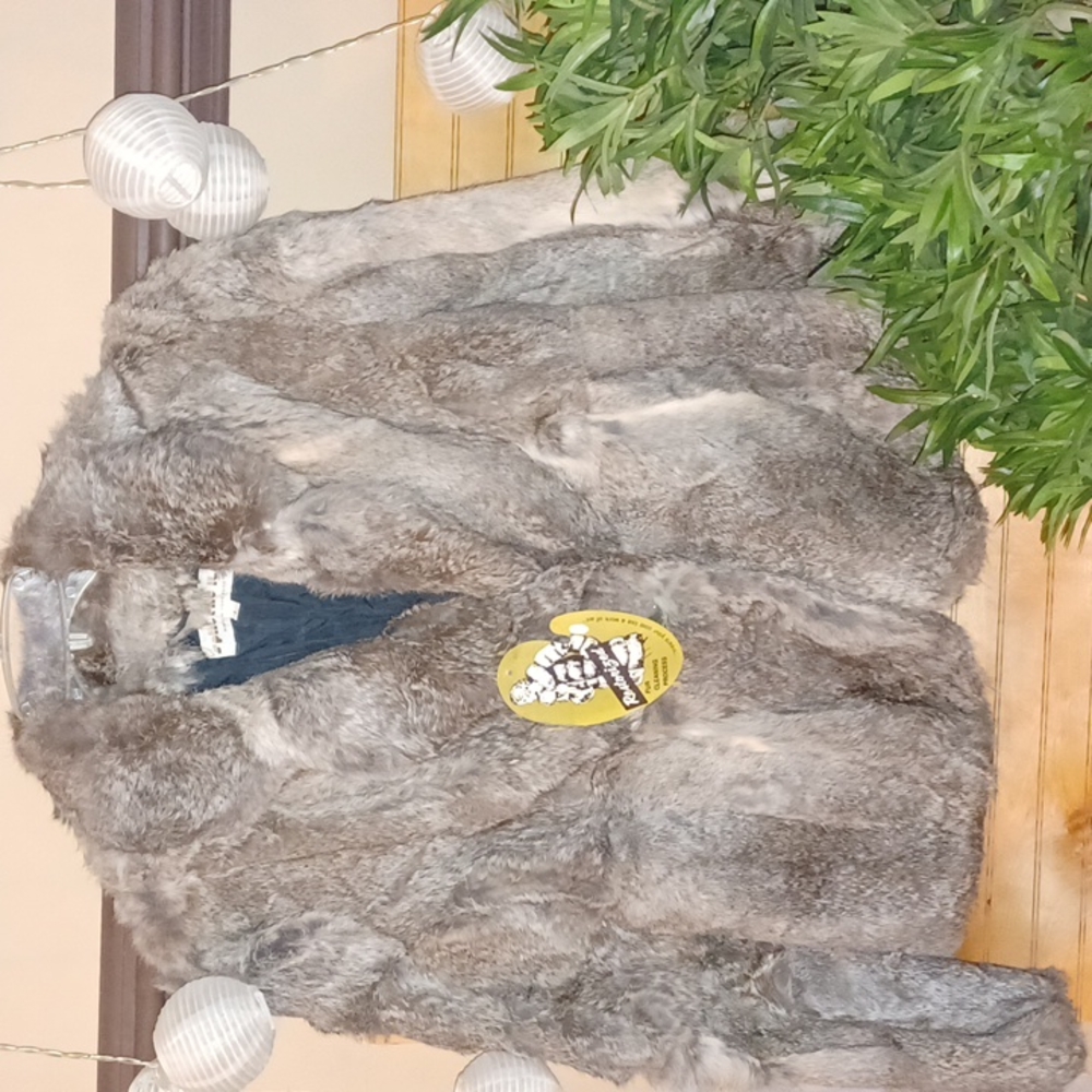 Vintage Never Worn Rabbit Fur Coat